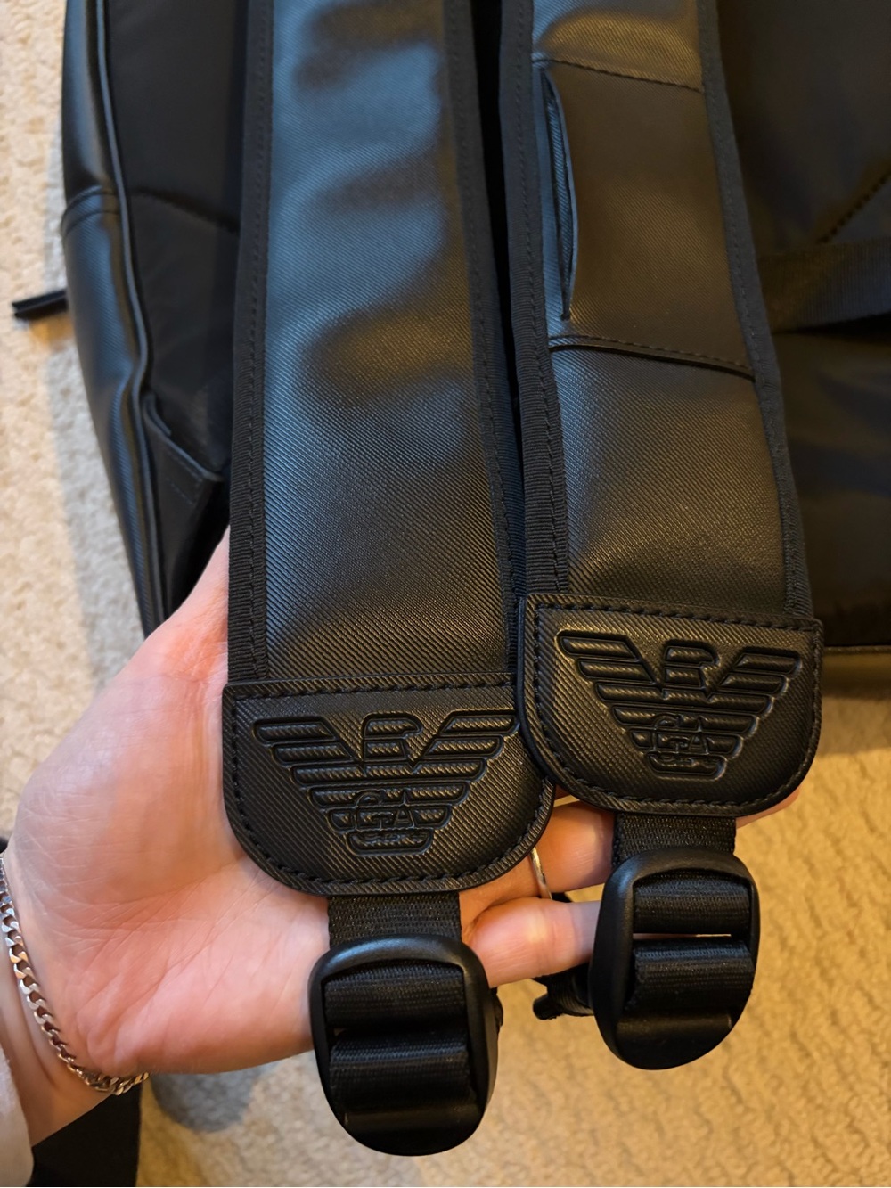 Armani Leather Backpack - Picture 6 of 6